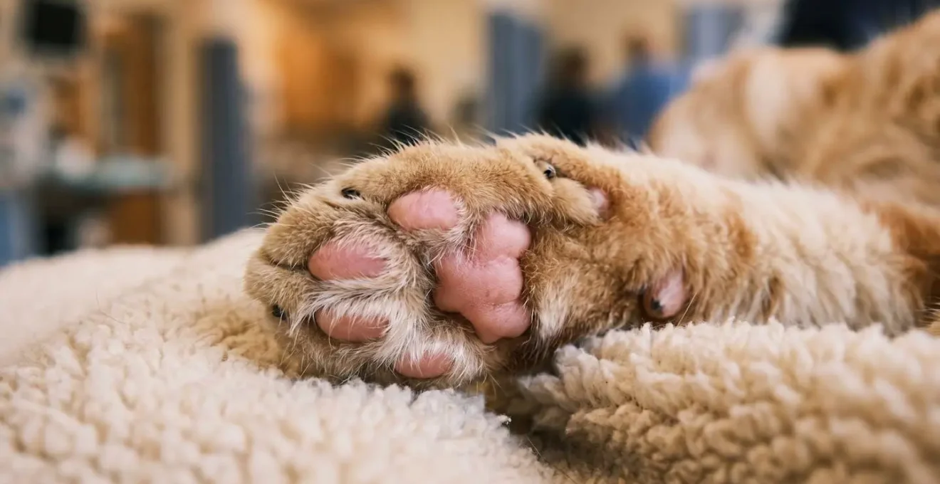 Chat en phase de récupération post-chirurgicale avec supplémentation en vitamines B