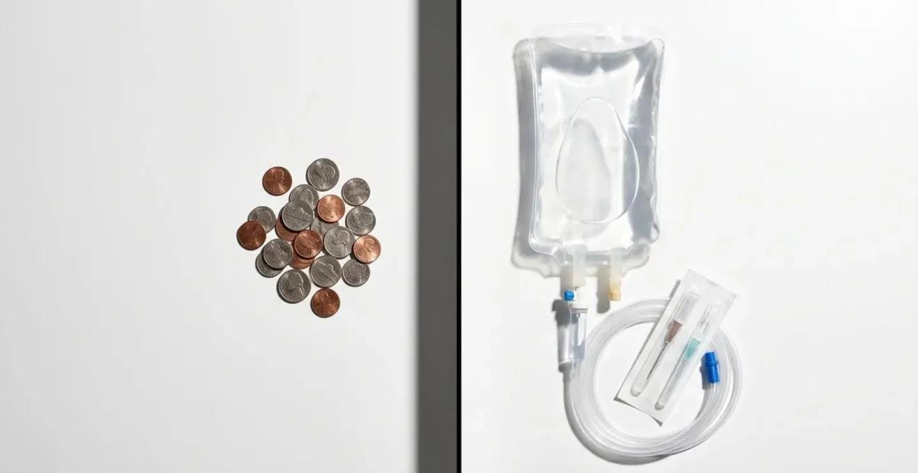 Comparaison visuelle des coûts entre dialyse et traitements alternatifs pour insuffisance rénale féline